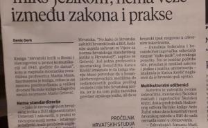 Prsc / Večernji list / Kako je bosanski jezik u Zagrebu postao muslimanski!?